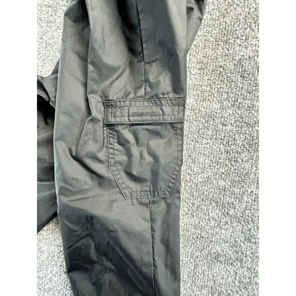 Columbia Youth Rain Pants Size 16 Black Waterproof Outdoor Hiking Cargo Pants - Picture 6 of 7